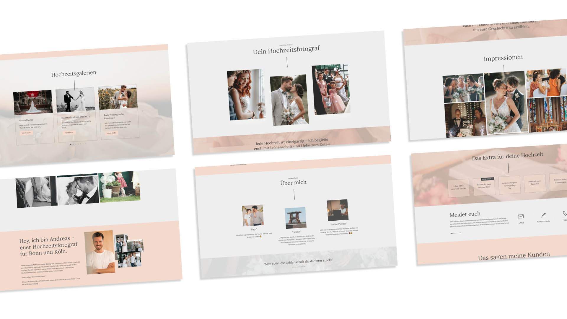 Hochzeitsfotografen Website
