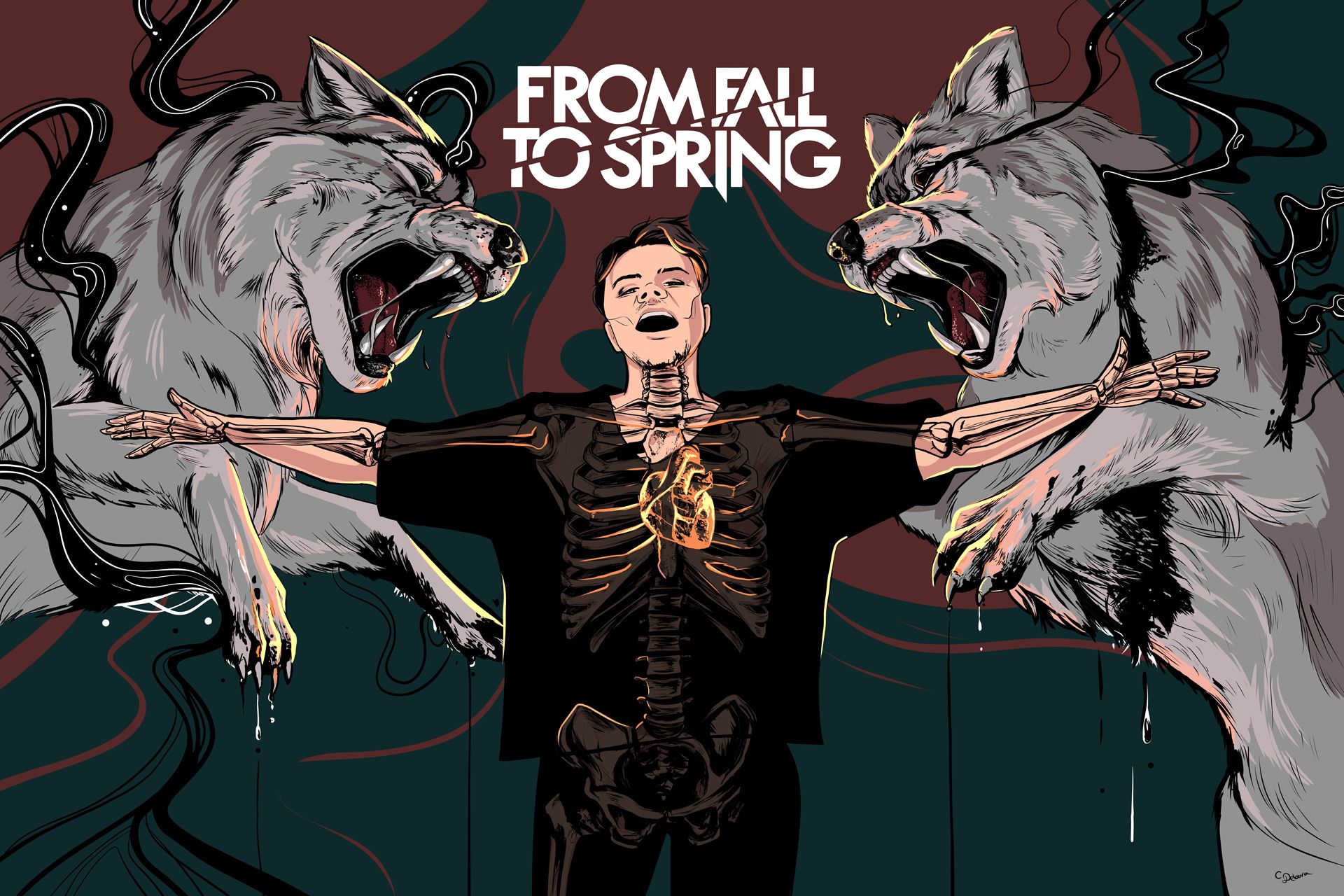 Band Artwork From Fall to spring