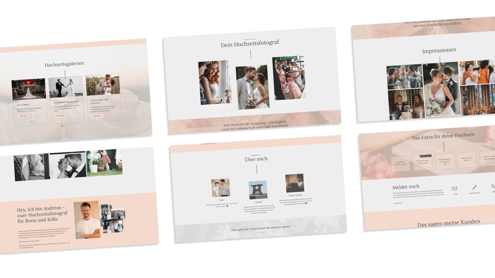 Hochzeitsfotografen Website